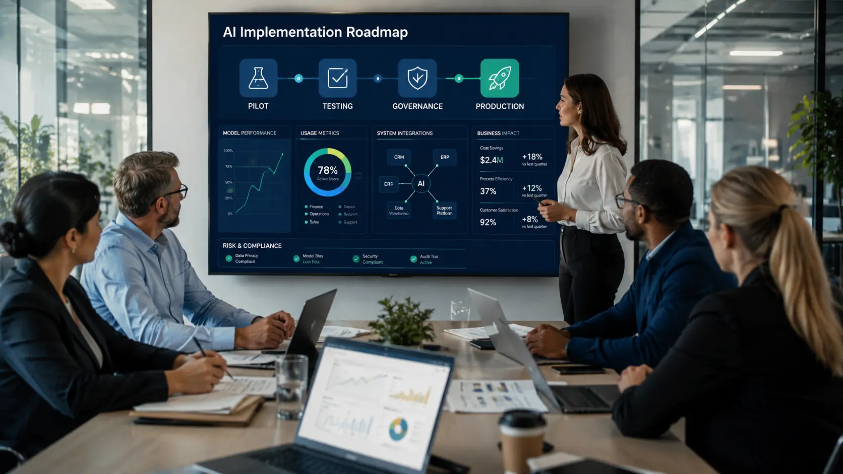 Enterprise AI Implementation Roadmap (2026): A Practical Guide from Pilot to Production